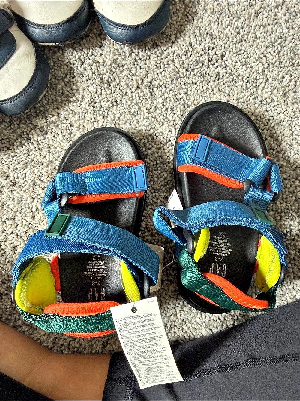 baby GAP Colorblock Sport Sandal Kids Sandals Blue & Green